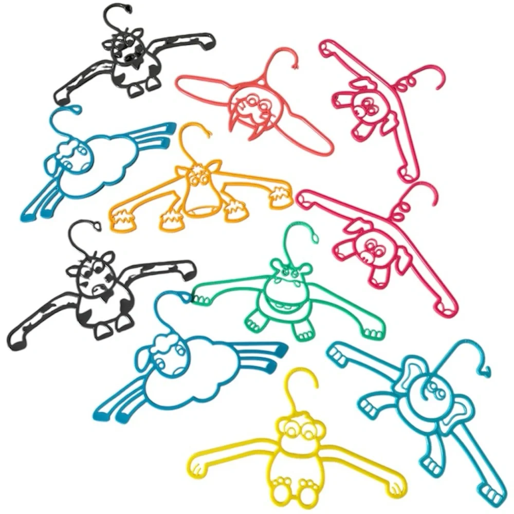 Colorful Animal Shaped Hangers for Kids